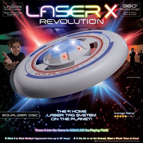 משחק לייזר טאג מבית Laser X - דיסק לייזר