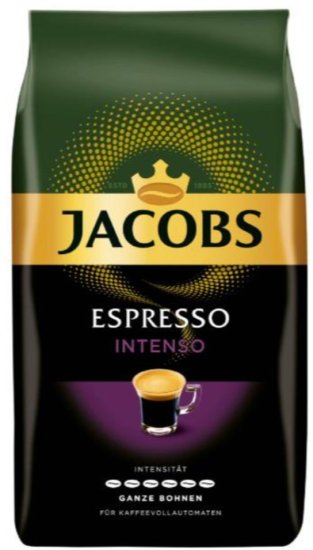 תערובת פולי קפה 1 ק''ג Jacobs Espresso Intenso