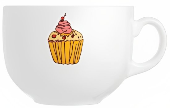 סט 6 כוסות קפה 720 מ''ל Cupcake מבית Luminarc