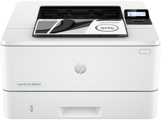 מדפסת לייזר אלחוטית HP LaserJet Pro 4002dw (2Z606F) WiFi