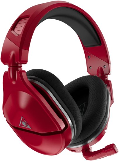 אוזניות גיימינג אלחוטיות Turtle Beach Stealth 600 Gen 2 MAX ל-PS4/PS5 - צבע אדום כהה