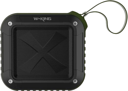רמקול אלחוטי נייד וקומפקטי דגם S7 מבית W-KING - צבע שחור