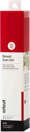 נייר Smart Iron On אדום 33x273 ס''מ Cricut