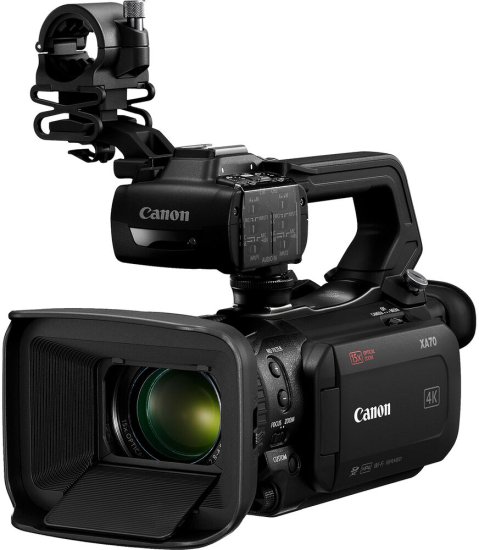 מצלמת וידאו Canon XA70 4K - צבע שחור