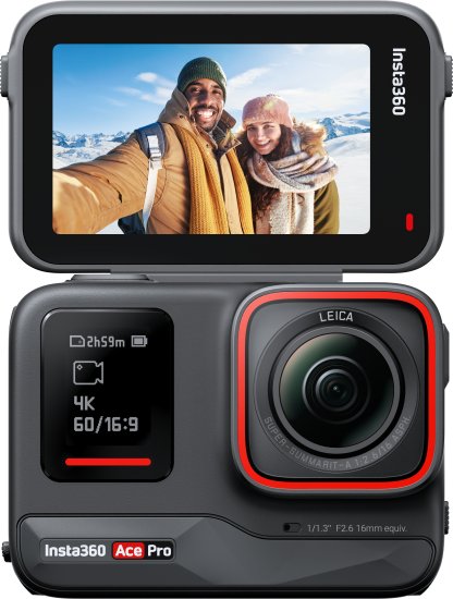 מצלמת אקסטרים עם מסך מתקפל Insta360 Ace Pro Action