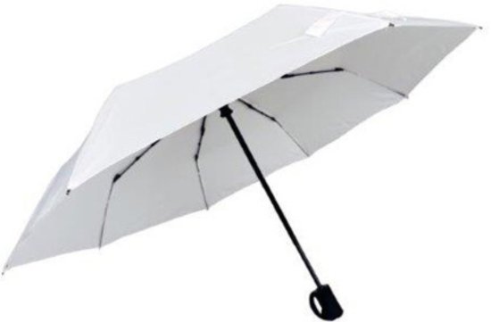מטריה מתקפלת 42 אינצ' Auto Open & Close - צבע לבן