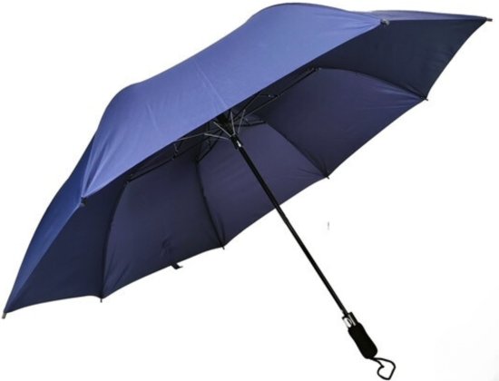 מטריה גולף מתקפלת 54 אינצ' Folding Auto Open - צבע כחול