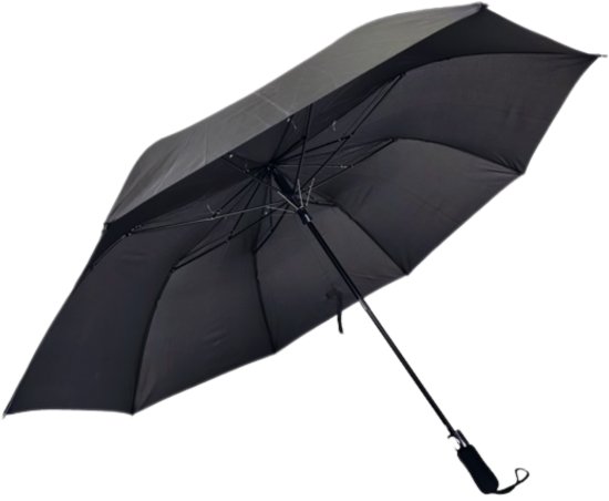 מטריה גולף מתקפלת 54 אינצ' Folding Auto Open - צבע שחור