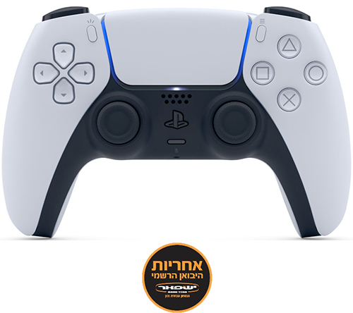 בקר משחק אלחוטי Sony PlayStation DualSense V2 PS5 – צבע לבן – אחריות יבואן רשמי ישפאר