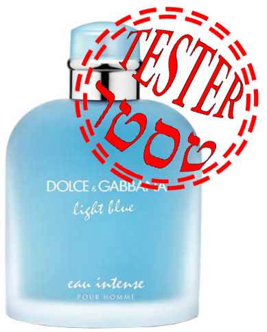 בושם לגבר 100 מ''ל Dolce & Gabbana Light Blue Eau Intense או דה פרפיום E.D.P - טסטר