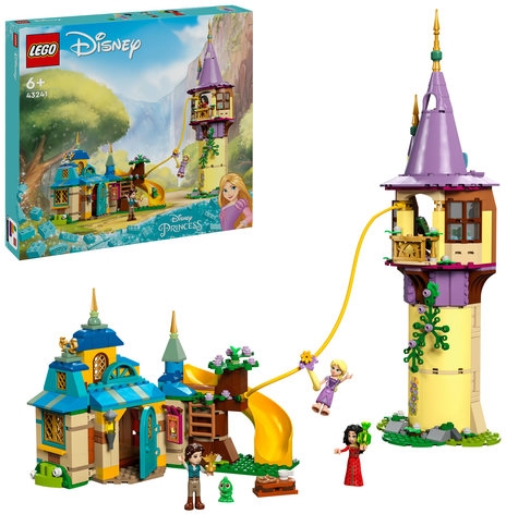 המגדל של הנסיכה רפונזל ופונדק הברווזון המכורבל LEGO Disney 43241