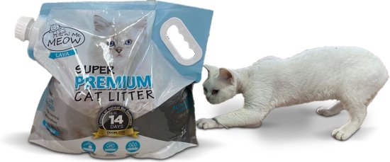 חול מתגבש איכותי במיוחד לחתולים 10 ליטר LAVA