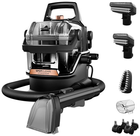 מכונת ניקוי שואבת ושוטפת חוטית Bissell SpotClean HydroSteam Pro Multi-Surface - שנתיים אחריות יבואן רשמי על ידי המילטון