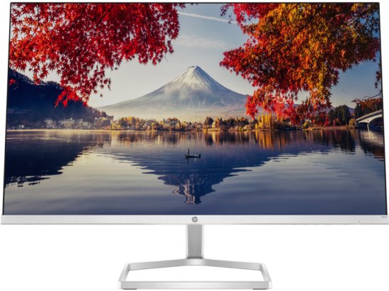 מסך מחשב ''HP M24f FHD IPS 23.8 - צבע שחור / כסוף