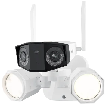מצלמה אלחוטית עם זרקור Reolink Duo Floodlight WIFI - צבע לבן