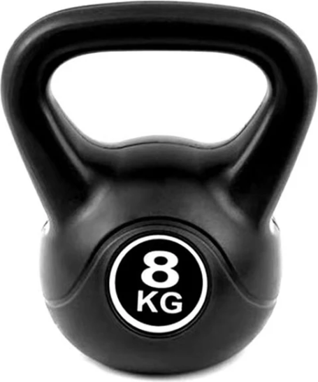 משקולת קטלבל מצופה 8 ק''ג מבית Euroleap