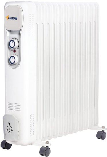 רדיאטור 13 צלעות 2600W מבית Arrow - צבע לבן