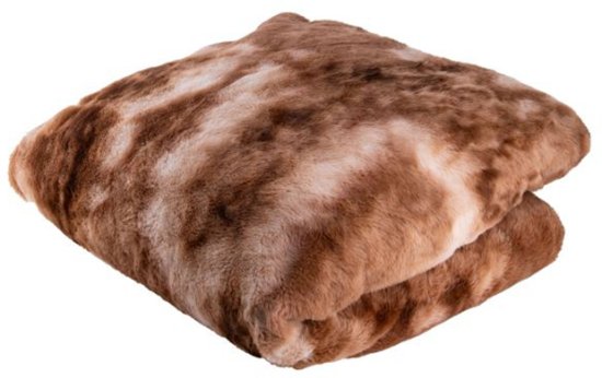 שמיכת חורף מיקרופייבר למיטת זוגית האני 200X220 ס''מ מבית Vardinon - צבע חום