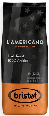 תערובת פולי קפה 1 ק''ג Bristot Lamericano Dark Roast