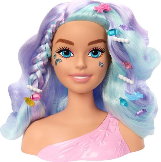 לקנות ראש בובת ברבי לעיצוב שיער ואיפור מבית Mattel - Giftim אונליין