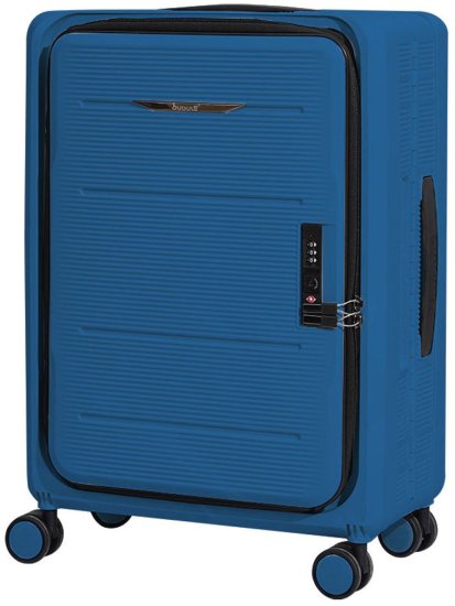 מזוודה מתקפלת בגודל 20 אינץ' דגם Whimsical מבית Camel Mountain - צבע כחול כהה