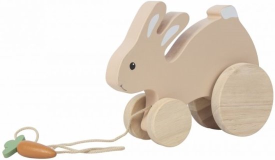 צעצוע משיכה ארנב מעץ מבית Egmont