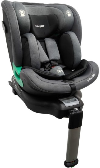 כסא בטיחות משולב בוסטר 360º בתקן i-Size דגם AY910 מבית BabySafe - צבע אפור