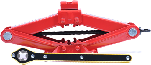 ג'ק מספריים 1 טון וידית ראצ'ט מבית Roher