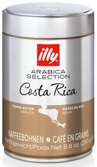 תערובת פולי קפה 250 גרם Illy Arabica Selection Costa Rica