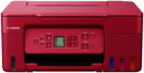 מדפסת משולבת All-in-One אלחוטית Canon Pixma G3470 - צבע אדום