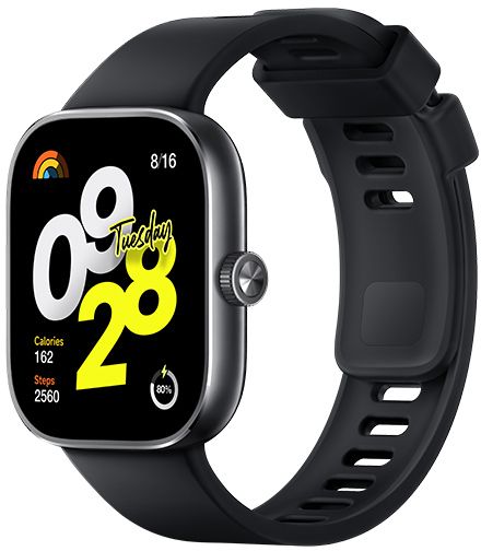 שעון ספורט חכם Xiaomi Redmi Watch 4 - צבע שחור - שנה אחריות יבואן רשמי על ידי המילטון