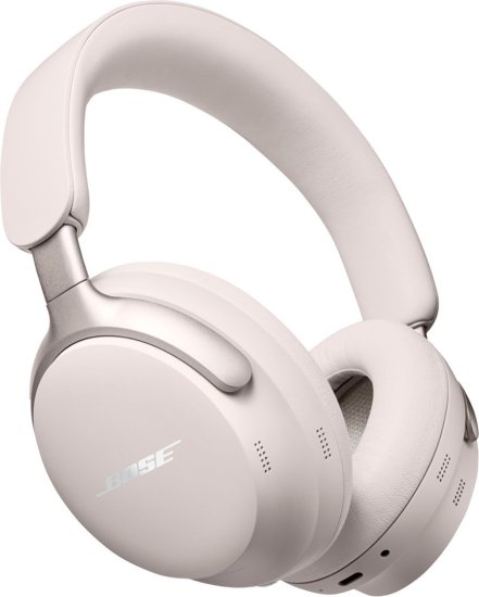 אוזניות Over-Ear‏ אלחוטיות עם ביטול רעשים Bose QuietComfort Ultra - צבע לבן