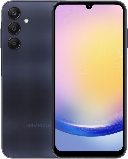 טלפון סלולרי Samsung Galaxy A25 8GB + 256GB SM-A256E/DSN - צבע כחול שחור - שנה אחריות