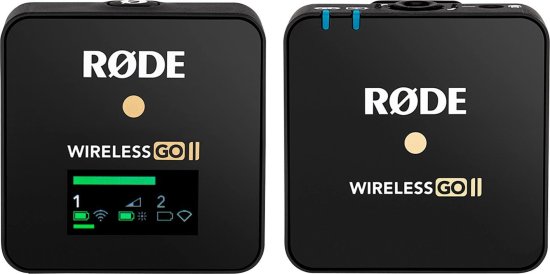 מערכת מיקרופון דש אלחוטית עם משדר אחד RØDE Wireless GO II
