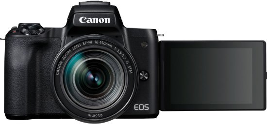 מצלמה דיגיטלית ללא מראה Canon EOS M50 Mark I - צבע שחור + עדשת EF-M 18-150mm f/3.5-6.3 IS STM Lens