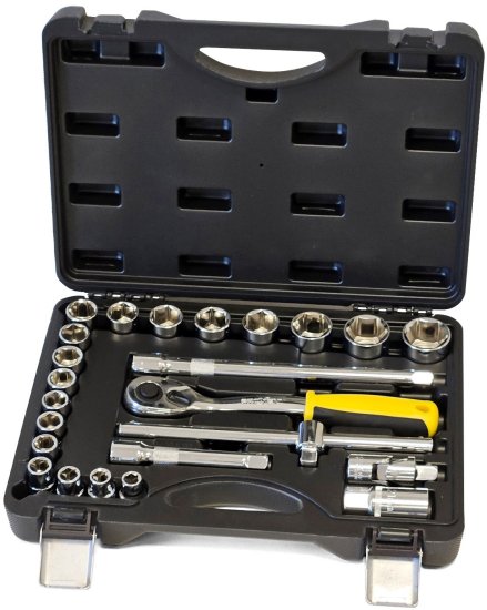 סט בוקסות עם ידית רצ'ט 1/2" 24 חלקים PROXEN 55-P-340