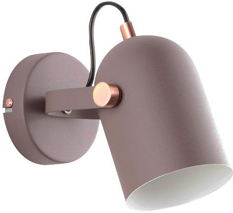 מנורת קיר מתכווננת דגם SIVAN הברגה E27 עד 40W מבית OMEGA - צבע קפה / נחושת