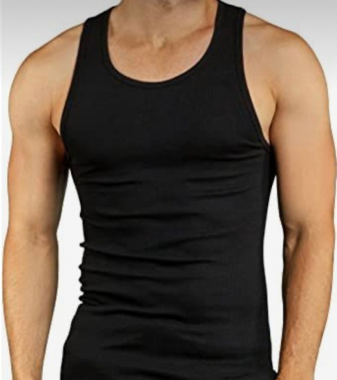 מארז 3 גופיות סבא לנוער מבית Borderline מידה 12 – צבע שחור