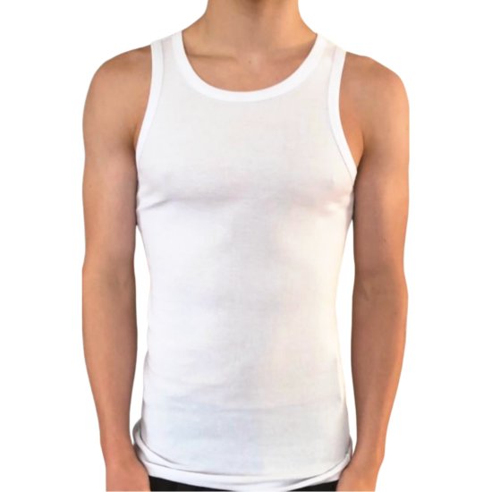 מארז 3 גופיות סבא לנוער מבית Borderline מידה 12 – צבע לבן