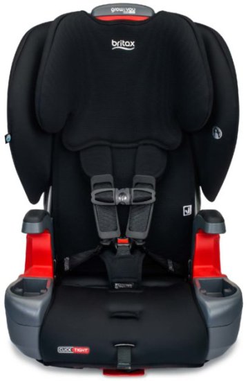 כסא בטיחות משולב בוסטר דגם Grow With You ClickTight Safe Wash מבית Britax - צבע שחור