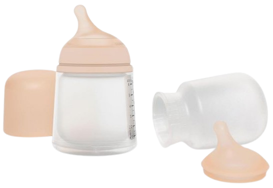 סט ראשון לתינוק מוצץ ובקבוק דגם Zero Zero מבית Suavinex