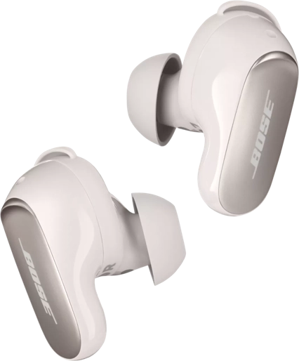 אוזניות In-Ear אלחוטיות מבטלות רעשים Bose QuietComfort Ultra - צבע לבן