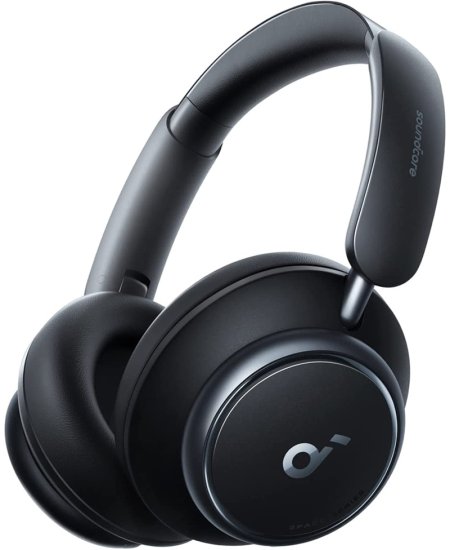 אוזניות קשת אלחוטיות Anker Soundcore Space Q45 – צבע שחור