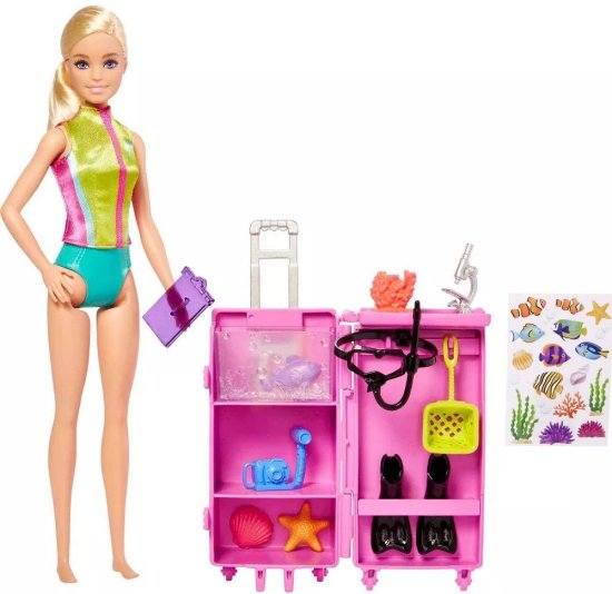 ברבי חוקרת ביולוגיה ימית - סדרת את יכולה להיות כל דבר מבית Mattel