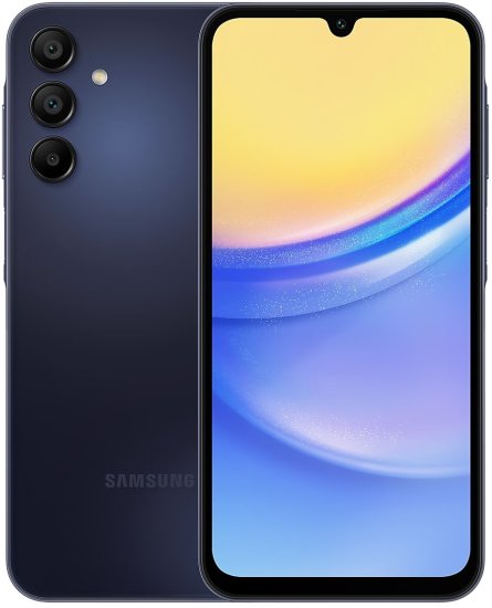 טלפון סלולרי Samsung Galaxy A15 4GB+128GB SM-A155F/DSN – צבע כחול שחור – שנה אחריות יבואן רשמי