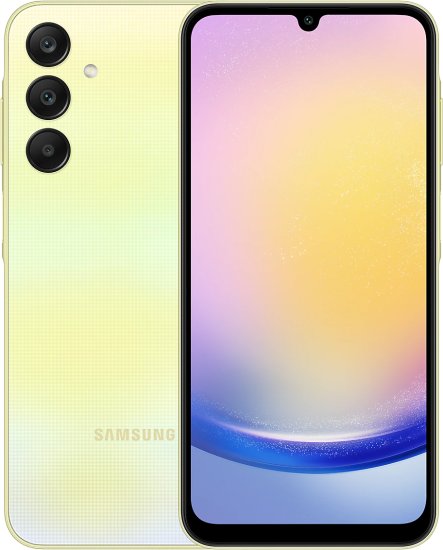 טלפון סלולרי Samsung Galaxy A25 6GB + 128GB SM-A256E/DSN - צבע צהוב - שנה אחריות יבואן רשמי