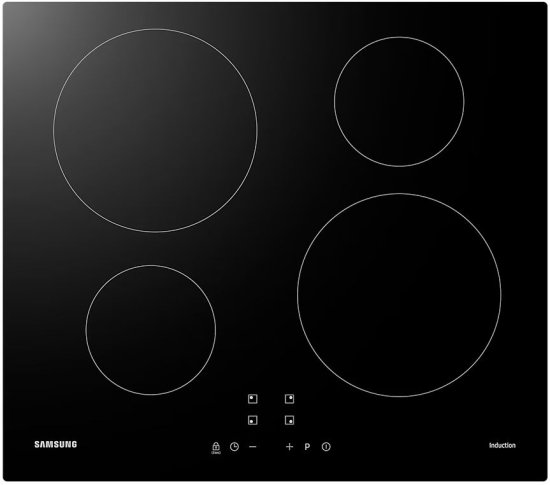כיריים אינדוקציה 60 ס''מ 4 משטחי חימום Samsung Smart Touch NZ64M3NM1BB 7200W - צבע שחור