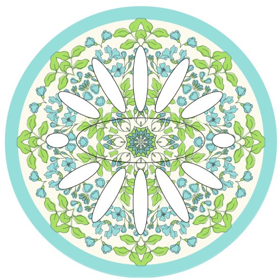 מכסה רשת מעוצב לפתח הניקוז בקוטר 12 ס''מ עם מנגנון Click-Flak לפתיחה קלה מבית Tiva Design - מנדרין