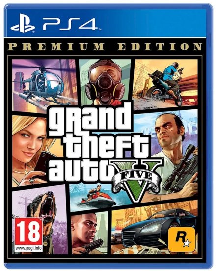 משחק GTA V ל- PS4 - מהדורת פרמיום