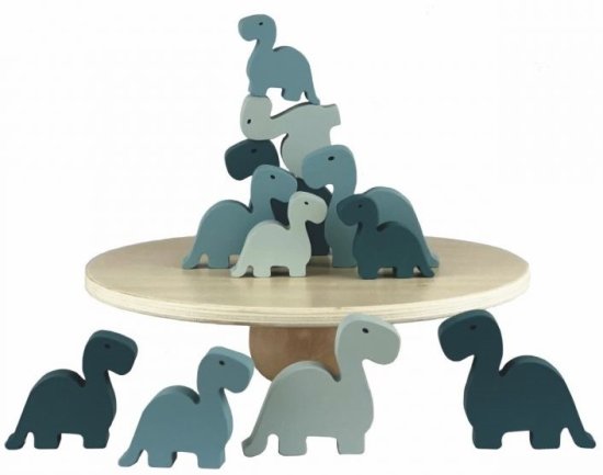 משחק איזון דינוזאורים מעץ מבית Egmont